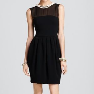 Moschino Sleeveless Dress with Pearl Collar